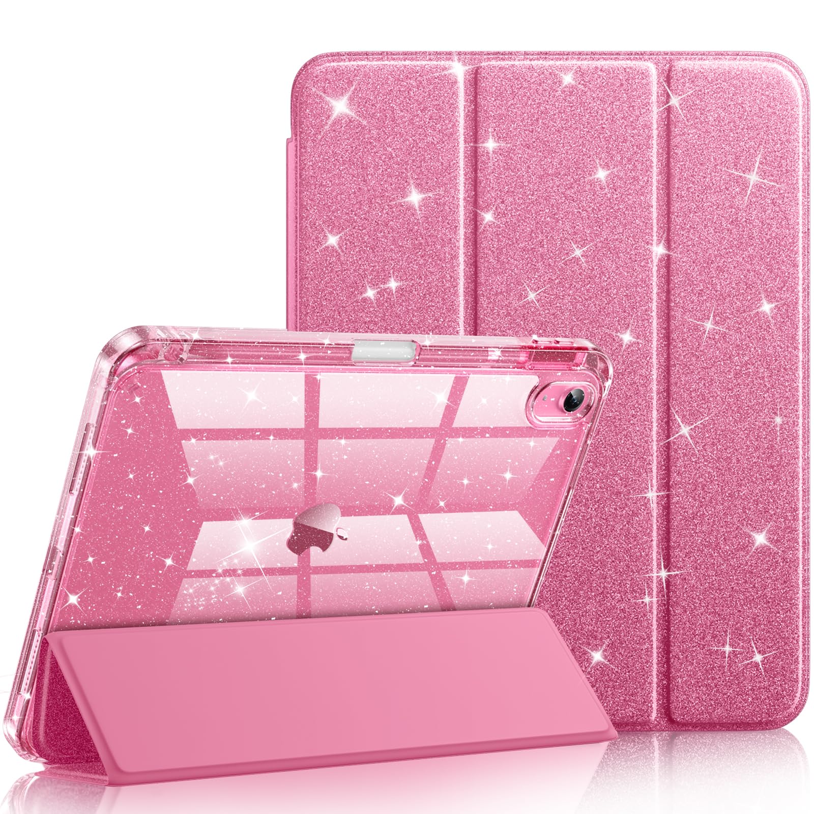 Case for iPad A16 Case, Compatible with iPad 11th Generation Case 11 Inch 2025, iPad 10th Generation Case 10.9 Inch 2022 with Pencil Holder for Women Girls
