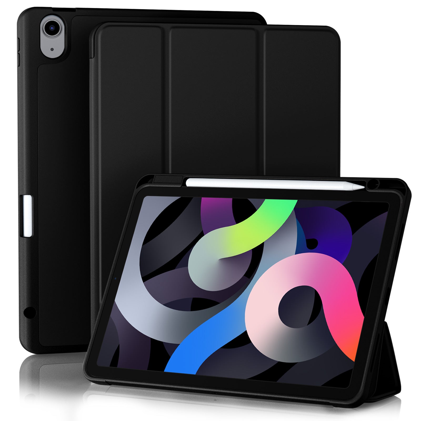 Getino Compatible With iPad Air 11 inch (M4/M3/M2) /Air 5th/ Air 4th Generation Case with Pencil Holder