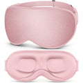 Getino 3D Sleep Masks for Women Men, Blackout Soft Eye Masks for Sleeping, Cotton, Pink