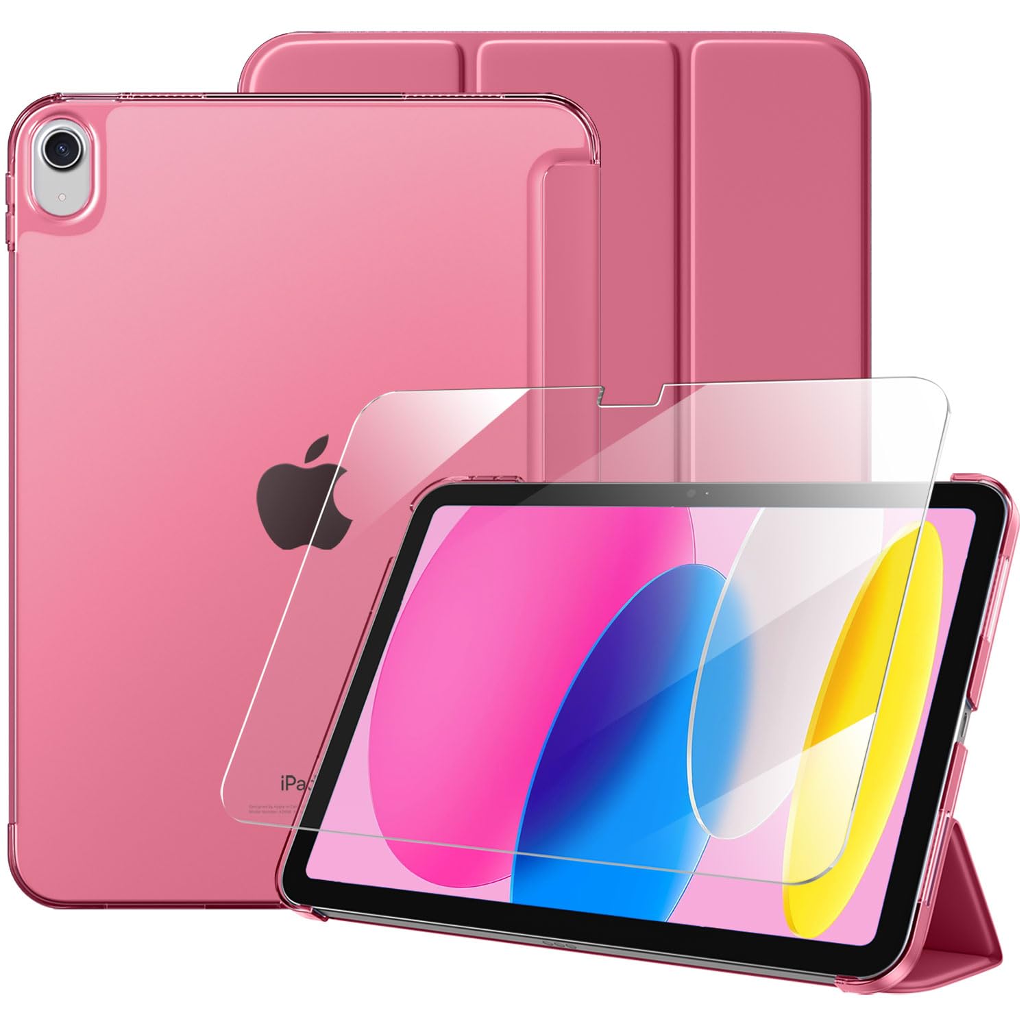 Case for iPad a16 Case with Screen Protector, Compatible with iPad 11th Generation Case 11 Inch 2025 / iPad 10th Generation Case 10.9 Inch 2022