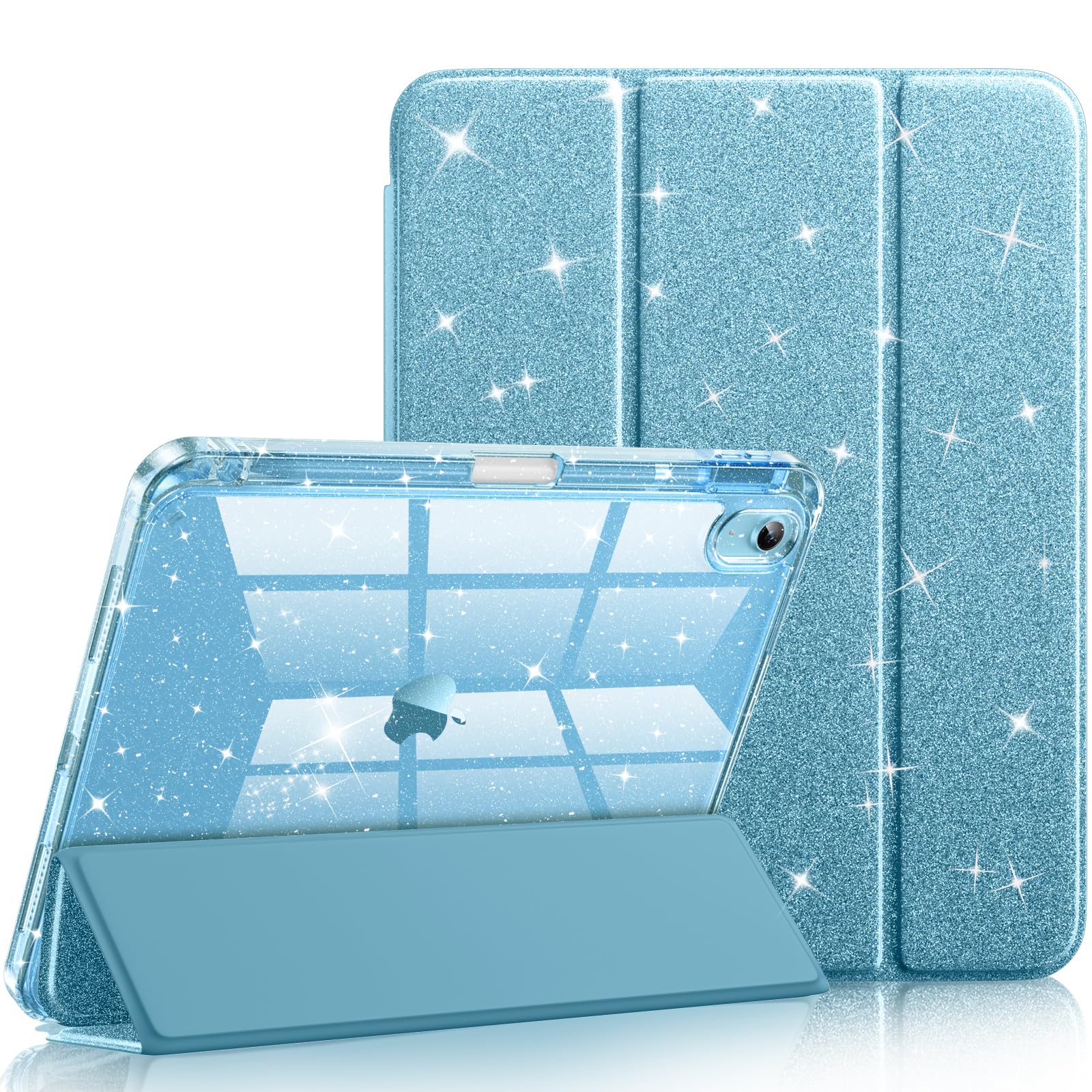 Case for iPad A16 Case, Compatible with iPad 11th Generation Case 11 Inch 2025, iPad 10th Generation Case 10.9 Inch 2022 with Pencil Holder for Women Girls