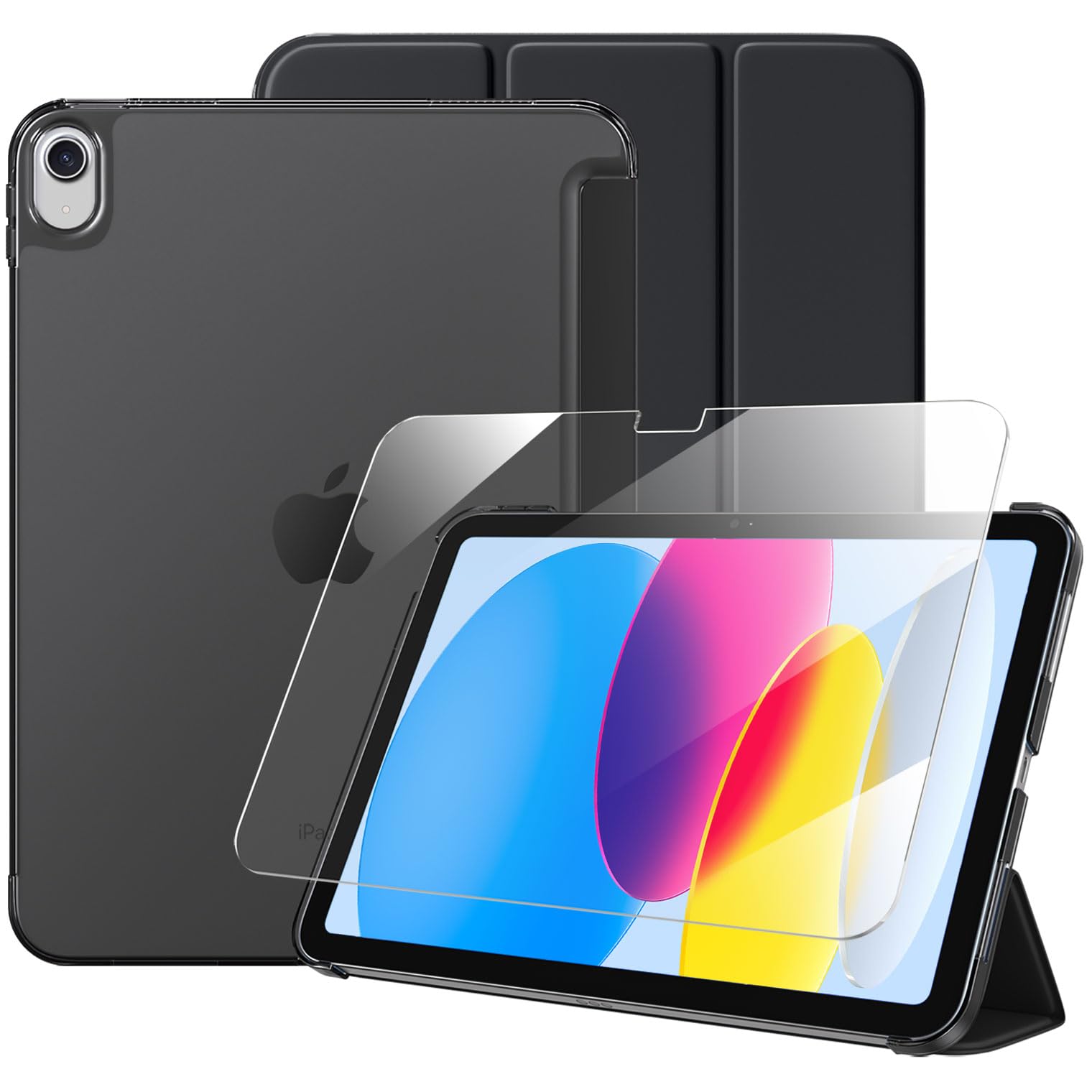 Case for iPad a16 Case with Screen Protector, Compatible with iPad 11th Generation Case 11 Inch 2025 / iPad 10th Generation Case 10.9 Inch 2022