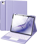 Getino for iPad Air 13 (M4/M3/M2) & Pro 12.9 6th/ 5th/ 4th/ 3rd Gen Case with Keyboard – Multi-Touch Trackpad, 7-Color Backlit, Detachable