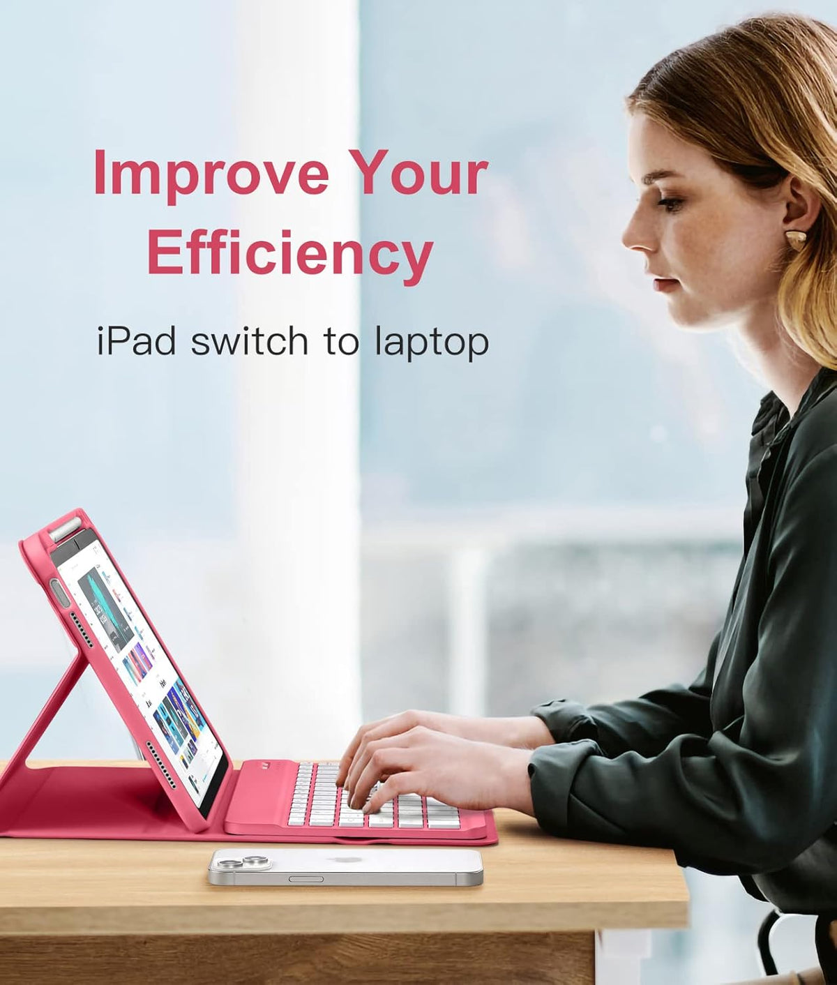 Getino Compatible with iPad 10th 11th Generation A16 Case with Keyboard 7 Colors Backlit Detachable Keyboard Cover with Pencil Holder for Apple iPad 11 inch 11th Gen 2025 & 10.9 inch 10th Gen 2022