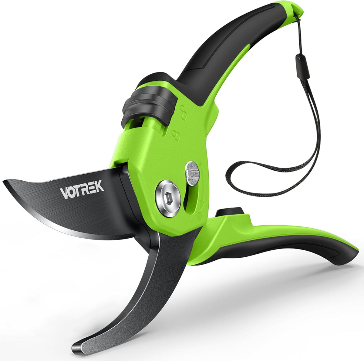 VOTREK Bypass Pruning Shears 5/8" Heavy Duty Garden Scissors Clippers Hand Pruners for Gardening Grass Branch Plant Flower